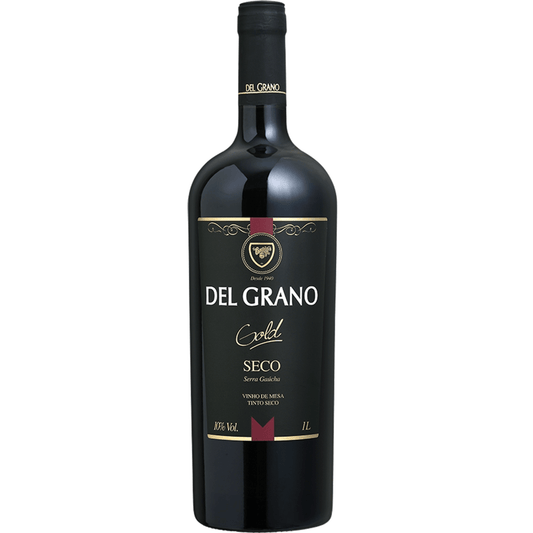Del Grano Gold Vinho Tinto Suave 1L - Del Grano - Espumantes do Sul