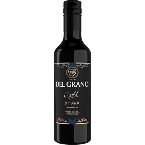 Del Grano Gold Vinho Tinto Suave 250ml - Del Grano - Espumantes do Sul