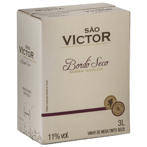 Aliança São Victor Bordô Seco Bag in Box 3L