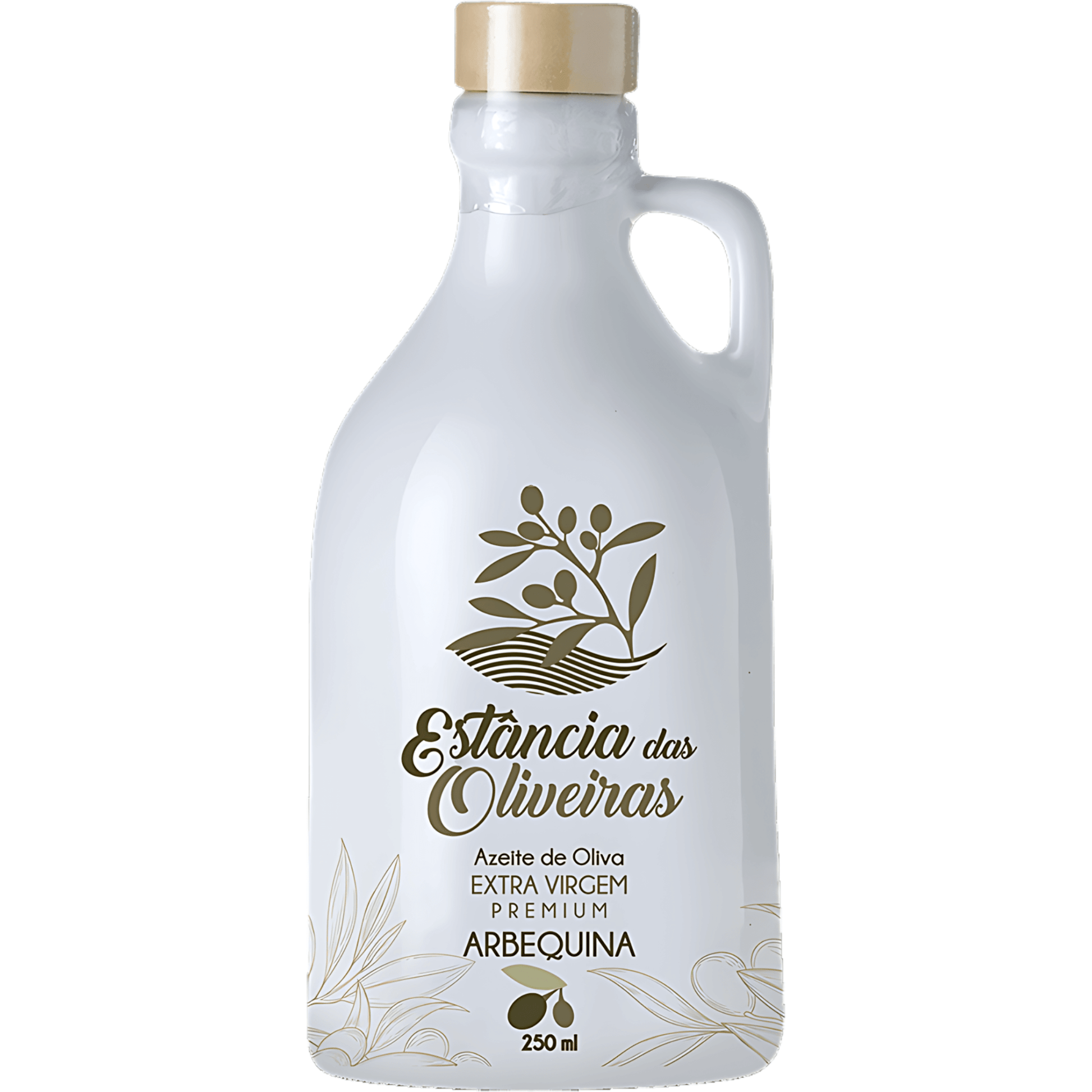 Estância das Oliveiras Azeite de Oliva Extra Virgem Arbequina Cerâmica 250ml - Estância das Oliveiras - Espumantes do Sul