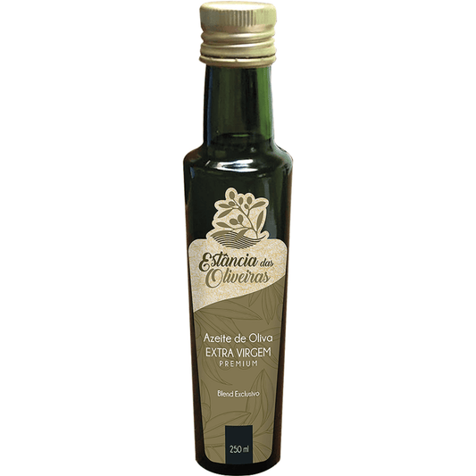 Estância das Oliveiras Azeite de Oliva Extra Virgem Blend Exclusivo 250ml - Estância das Oliveiras - Espumantes do Sul