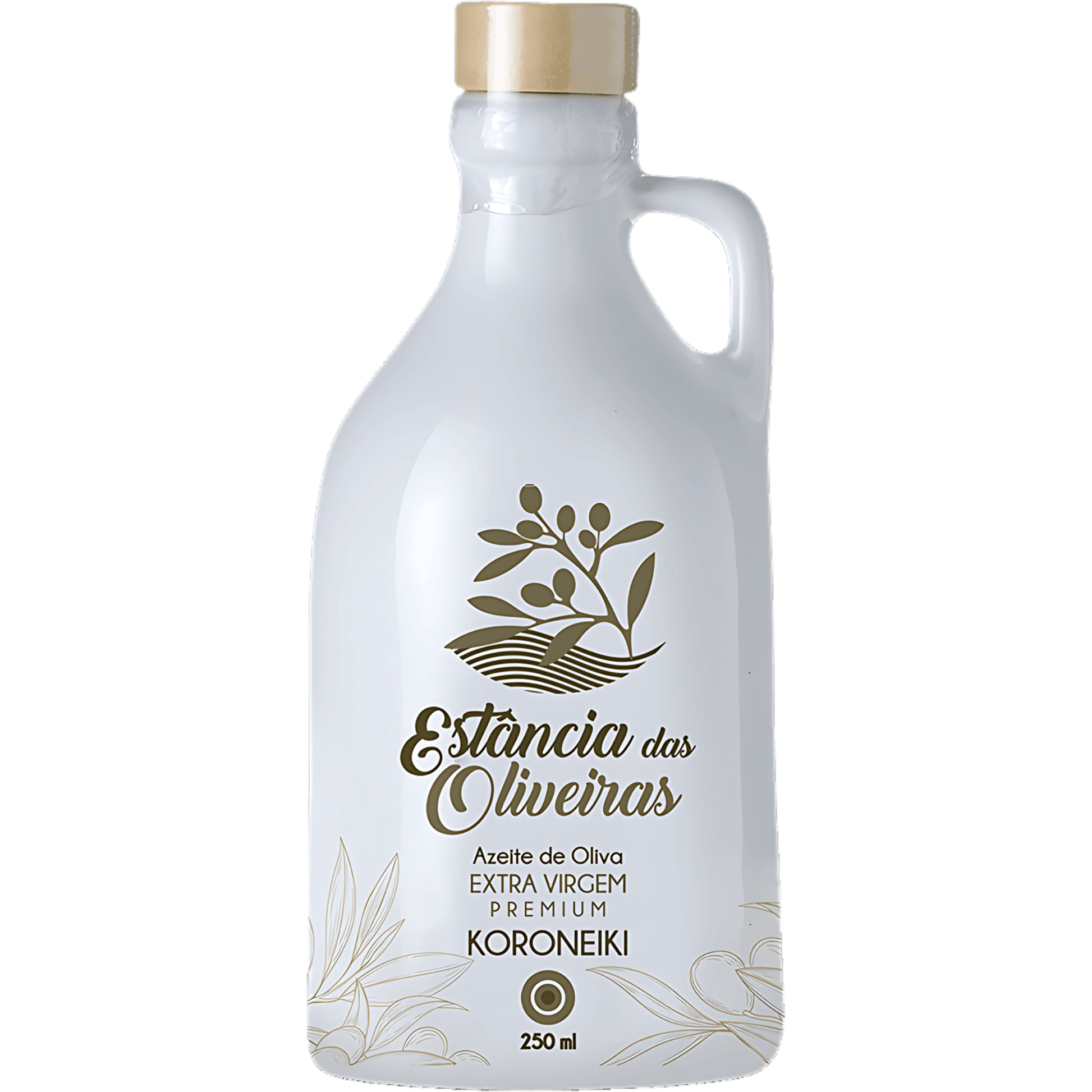 Estância das Oliveiras Azeite de Oliva Extra Virgem Koroneiki Cerâmica 250ml - Estância das Oliveiras - Espumantes do Sul