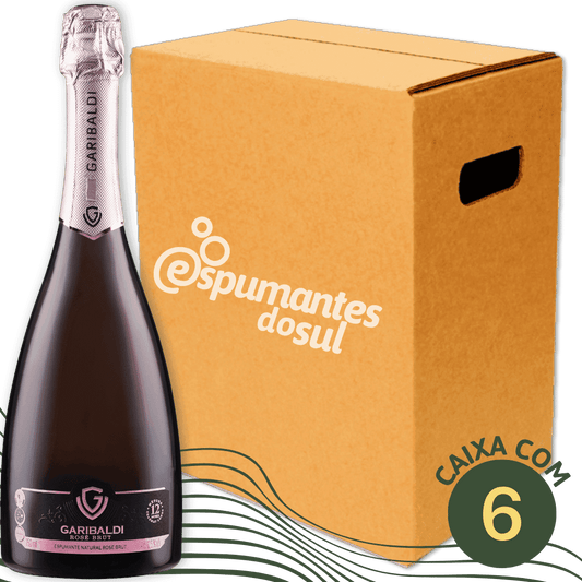 Garibaldi VG Espumante Brut Rosé - Caixa com 6
