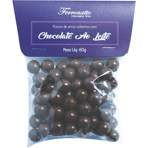 Ferronato Drágeas de Flocos ao Leite 60g - Ferronatto - Espumantes do Sul