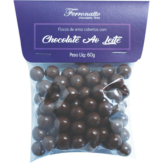 Ferronato Drágeas de Flocos ao Leite 60g - Ferronatto - Espumantes do Sul