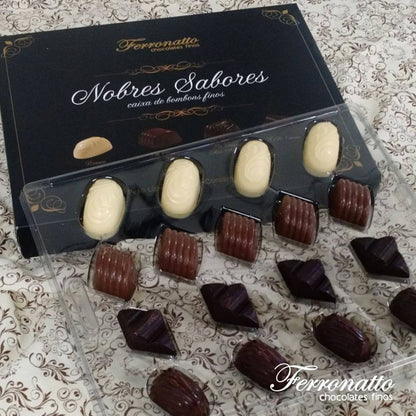 Ferronatto Caixa de Bombons Nobres Sabores 200g - Ferronatto - Espumantes do Sul