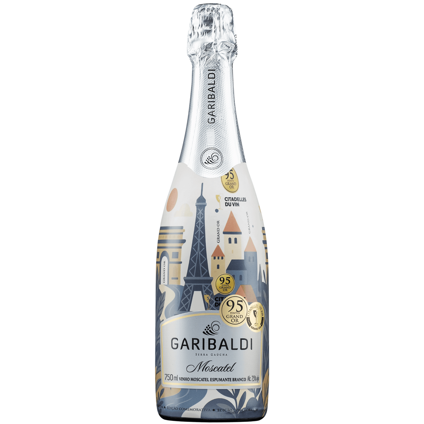 Garibaldi Espumante Moscatel - Edição Especial Citadelles du Vin - Garibaldi - Espumantes do Sul