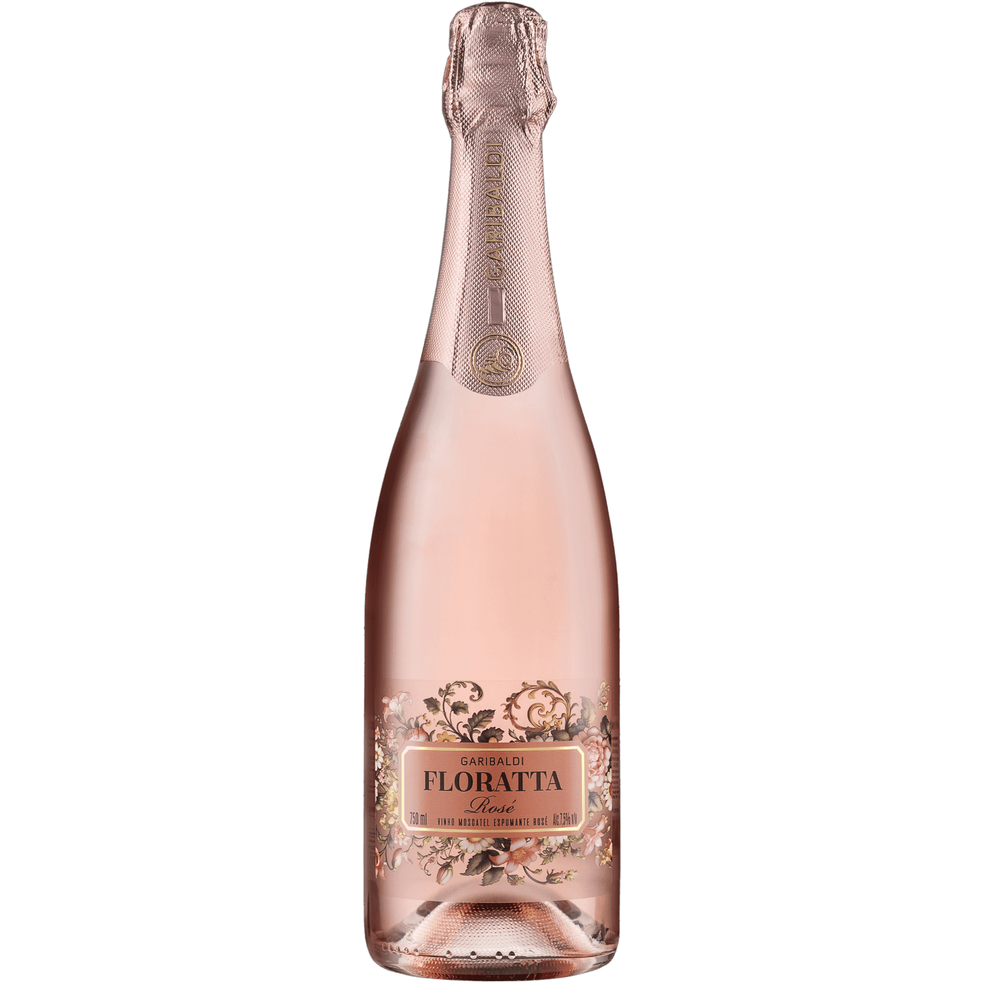 Garibaldi Floratta Espumante Moscatel Rosé - Caixa com 6 - Garibaldi - Espumantes do Sul