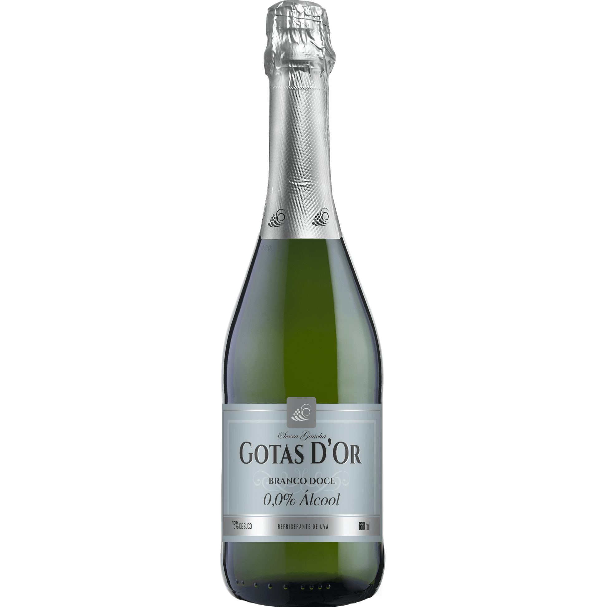 Garibaldi Gotas D&apos;Or Sem Álcool Filtrado Doce - Garibaldi - Espumantes do Sul