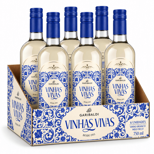 Garibaldi Vinhas Vivas - Caixa com 6 - Garibaldi - Espumantes do Sul