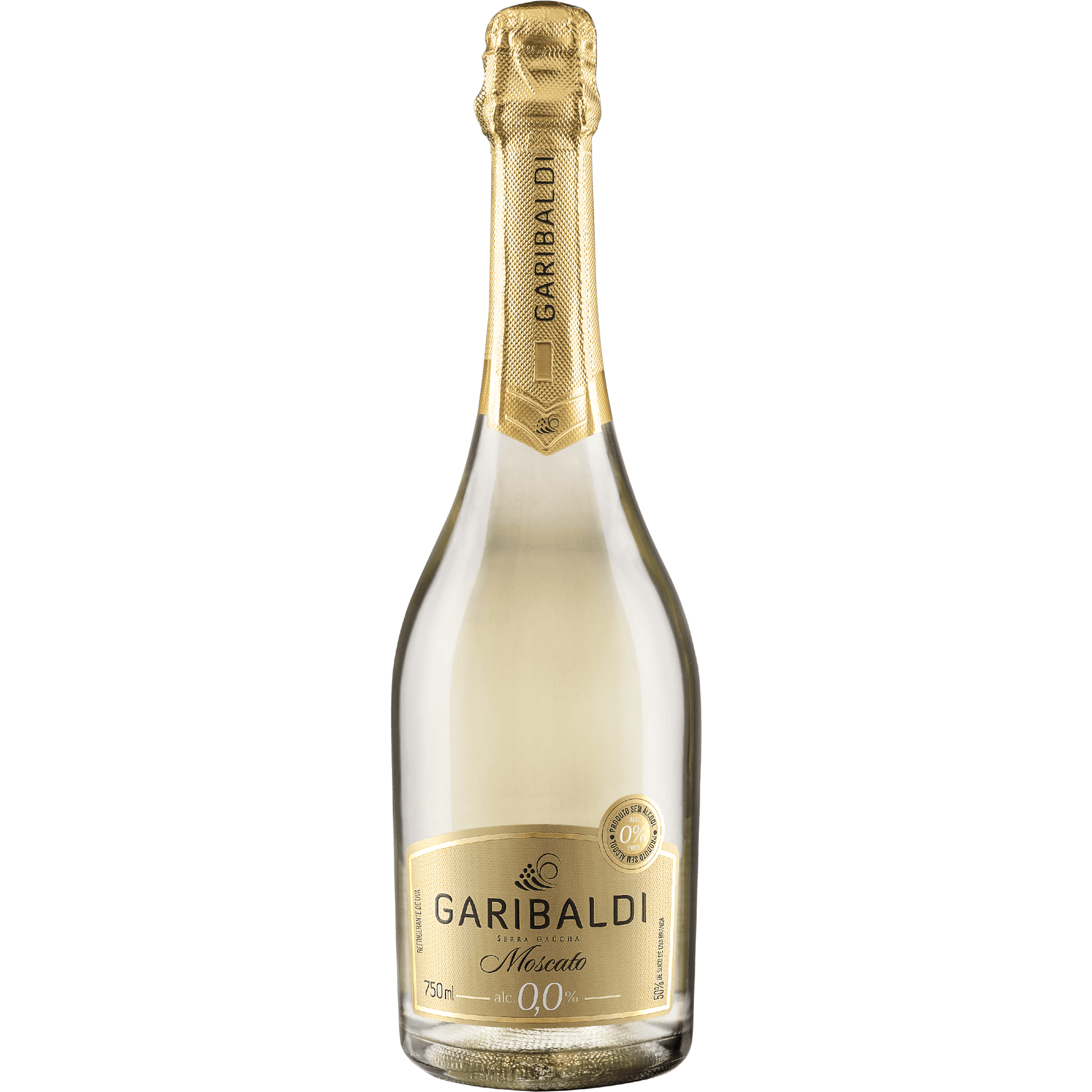 Garibaldi Zero Álcool 0,0% Moscato Espumante - Garibaldi - Espumantes do Sul