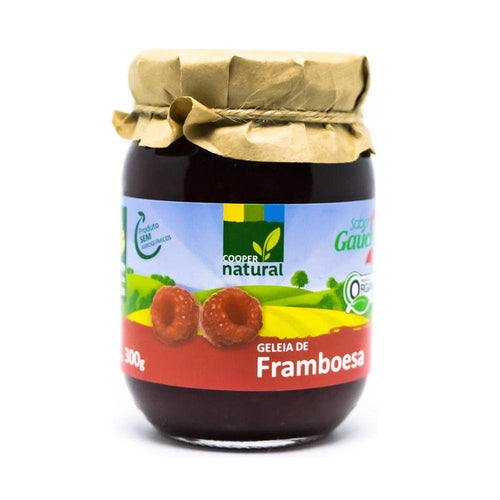 Geléia Orgânica de Framboesa Coopernatural 300g - Coopernatural - Espumantes do Sul