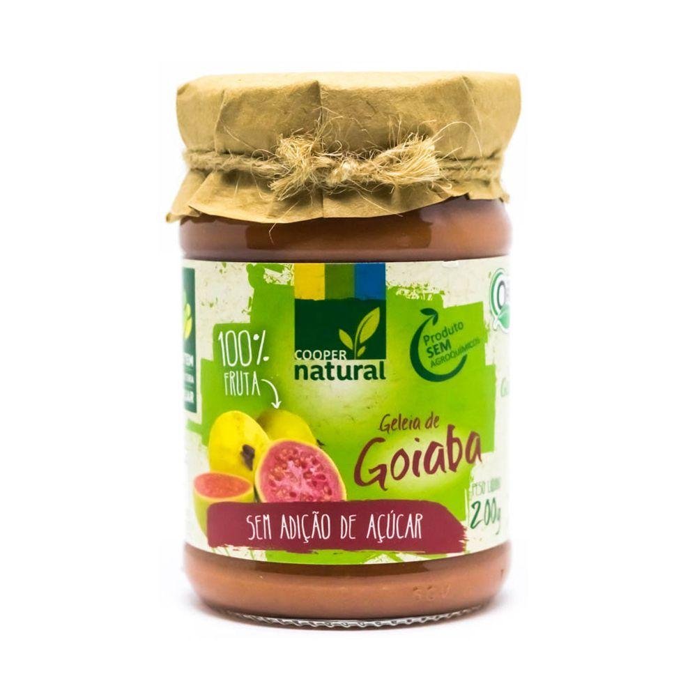 Geléia Orgânica de Goiaba Sem Adição de Açúcar Coopernatural 200g - Coopernatural - Espumantes do Sul