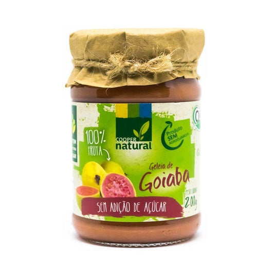 Geléia Orgânica de Goiaba Sem Adição de Açúcar Coopernatural 200g - Coopernatural - Espumantes do Sul
