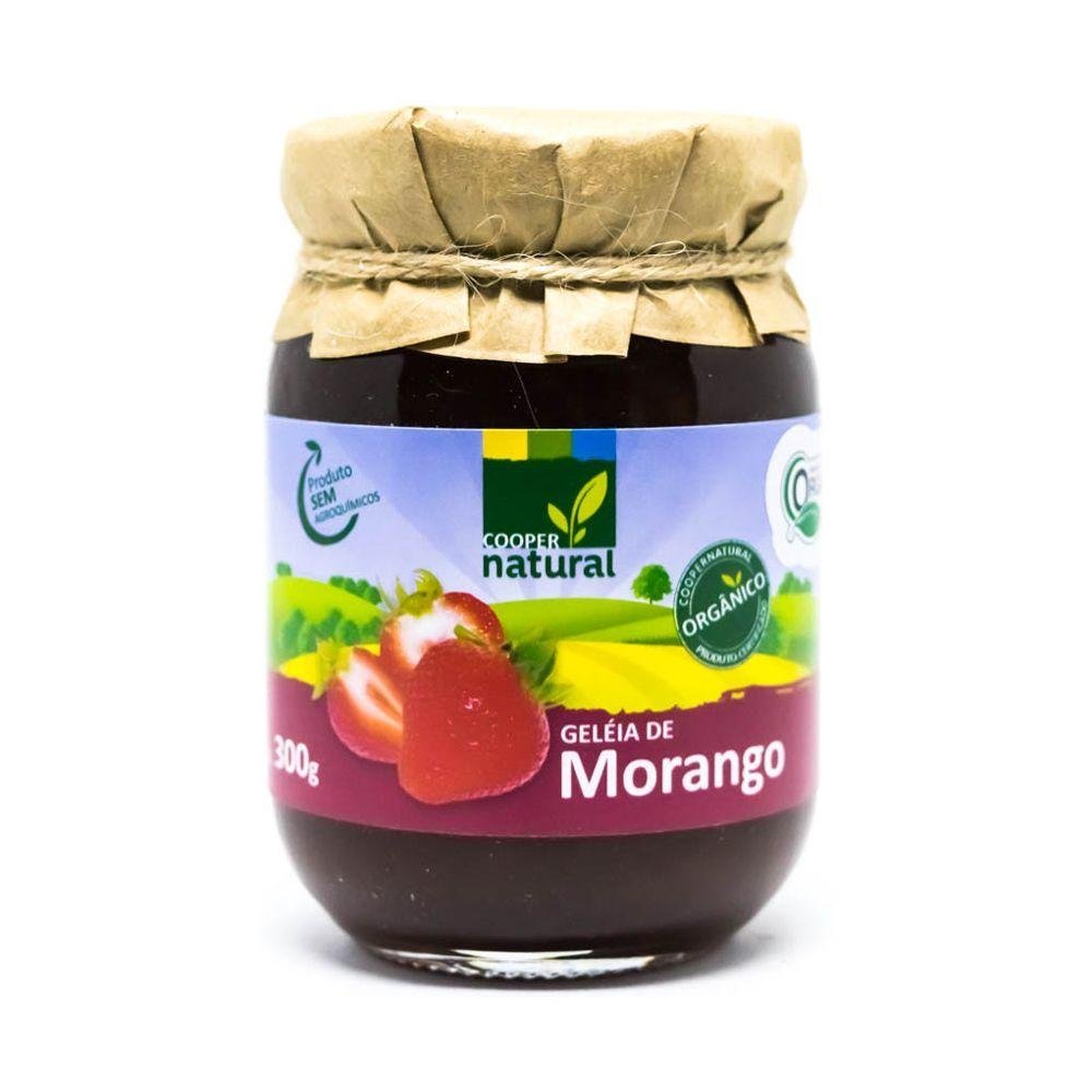 Geléia Orgânica de Morango Coopernatural 300g - Coopernatural - Espumantes do Sul