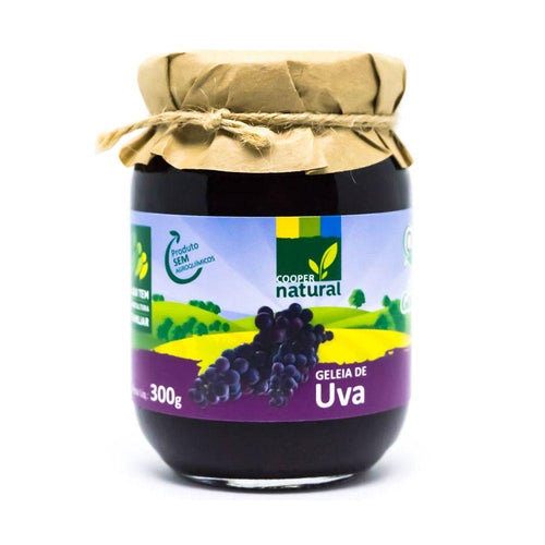 Geléia Orgânica de Uva Coopernatural 300g - Coopernatural - Espumantes do Sul