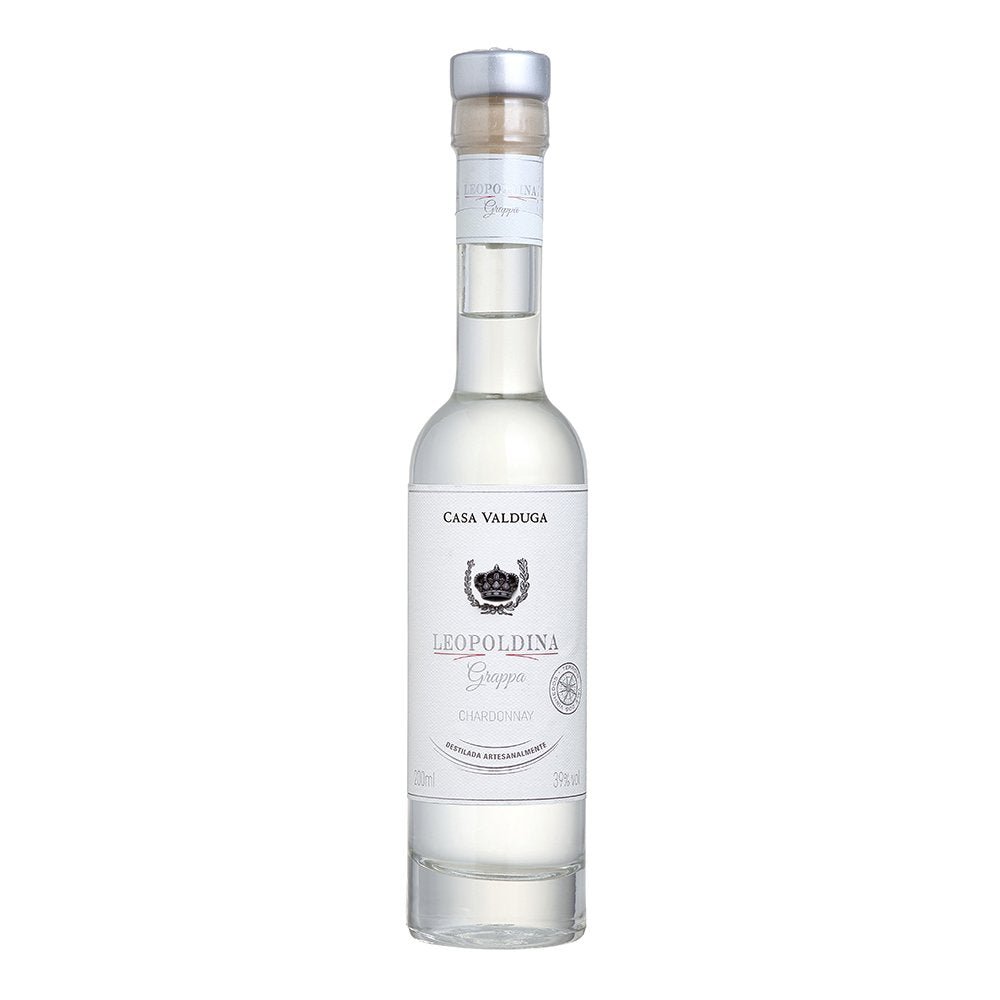 Grappa Chardonnay Leopoldina Casa Valduga 200ml - Casa Valduga - Espumantes do Sul