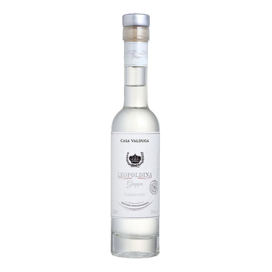 Grappa Chardonnay Leopoldina Casa Valduga 200ml - Casa Valduga - Espumantes do Sul