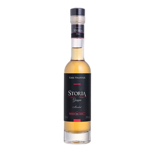 Grappa Merlot Storia Casa Valduga 200ml - Casa Valduga - Espumantes do Sul