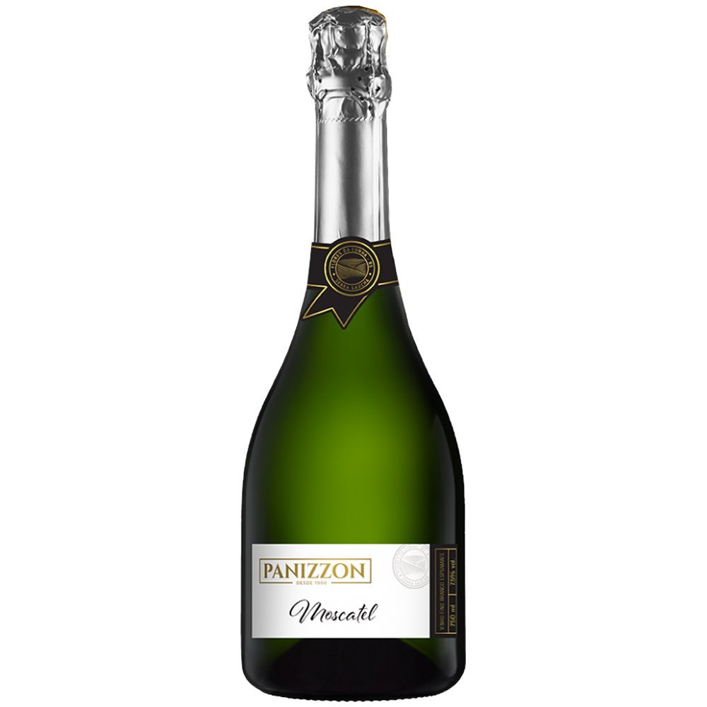 Kit Espumante Moscatel Panizzon 750ml + 2 Taças - Panizzon - Espumantes do Sul