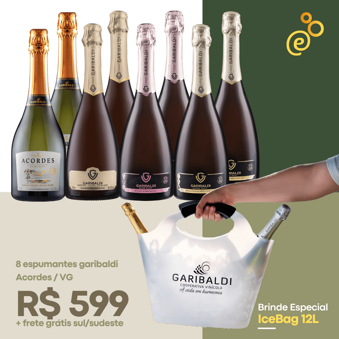 Kit Garibaldi Acordes e VG - Garibaldi - Espumantes do Sul