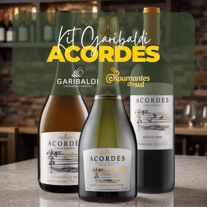 Kit Garibaldi Acordes - Garibaldi - Espumantes do Sul
