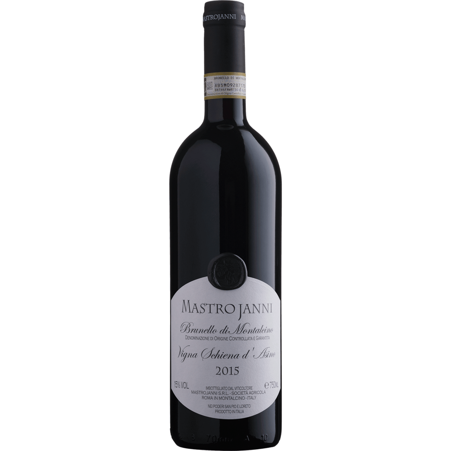 Mastrojanni Brunello di Montalcino DOCG Schiena Asino - Mastrojanni - Espumantes do Sul