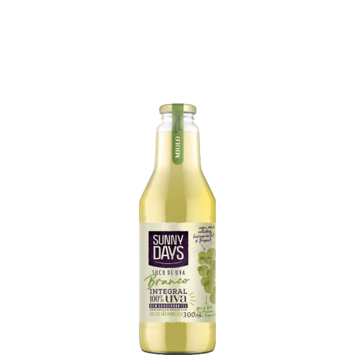 Miolo Sunny Days Suco de Uva Integral Branco 300ml - Miolo - Espumantes do Sul
