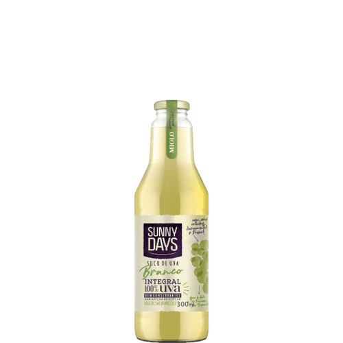 Miolo Sunny Days Suco de Uva Integral Branco 300ml - Miolo - Espumantes do Sul