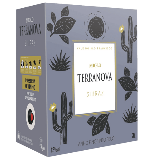 Miolo Terranova Shiraz Bag in Box 3L - Miolo - Espumantes do Sul