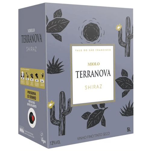Miolo Terranova Shiraz Bag in Box 5L - Miolo - Espumantes do Sul