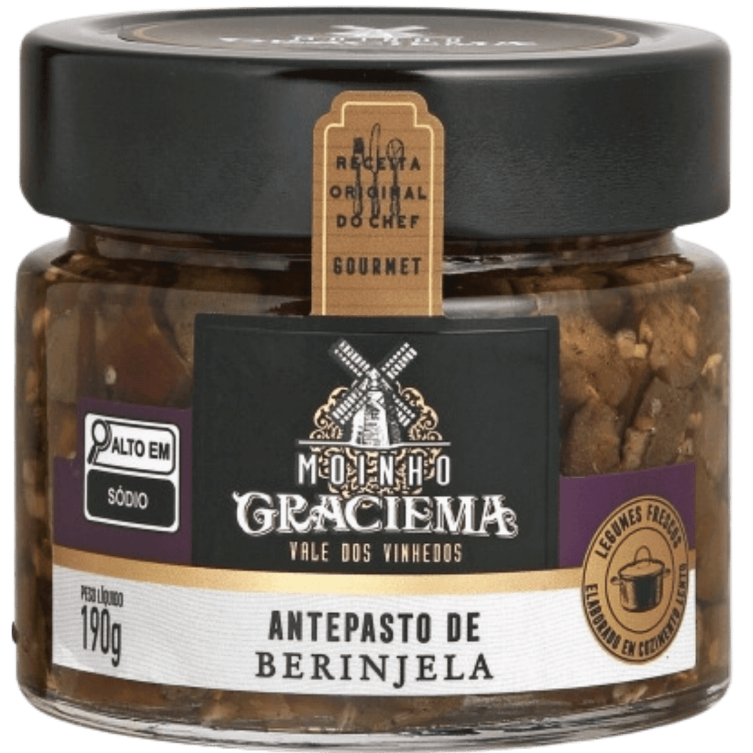 Moinho Graciema Antepasto de Berinjela 190g