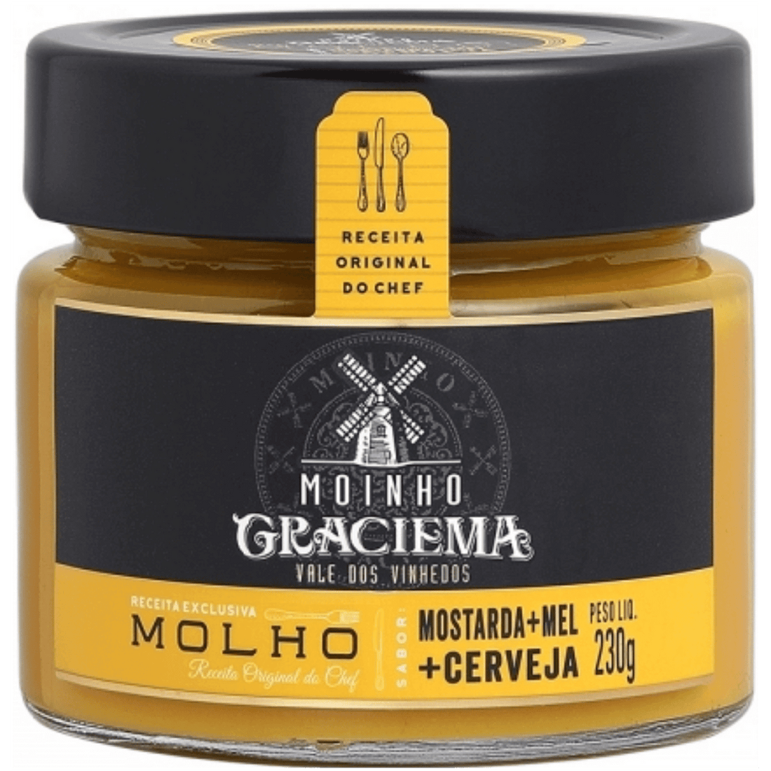 Moinho Graciema Molho Mostarda, Mel e Cerveja 230g