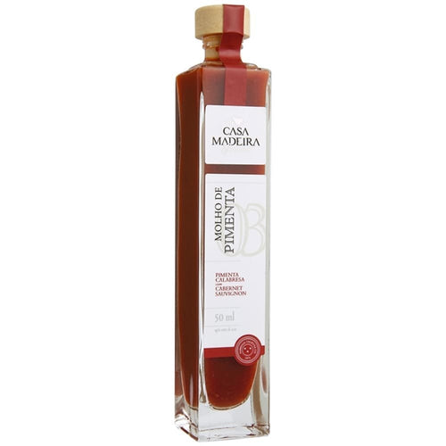 Molho de Pimenta Calabresa com Cabernet Sauvignon Casa Madeira 50ml - Casa Madeira - Espumantes do Sul