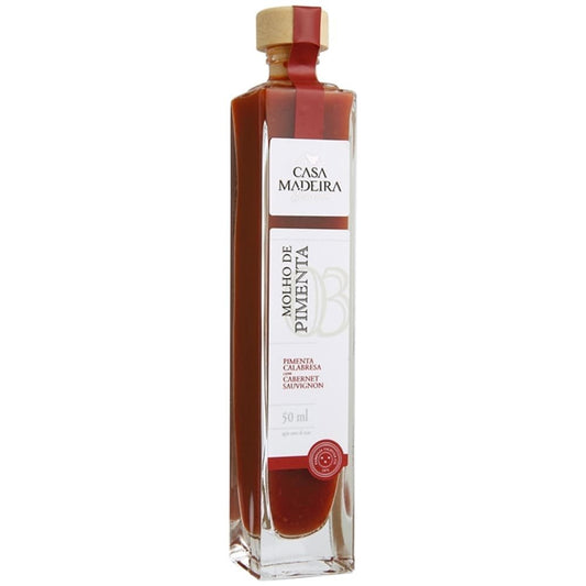 Molho de Pimenta Calabresa com Cabernet Sauvignon Casa Madeira 50ml - Casa Madeira - Espumantes do Sul