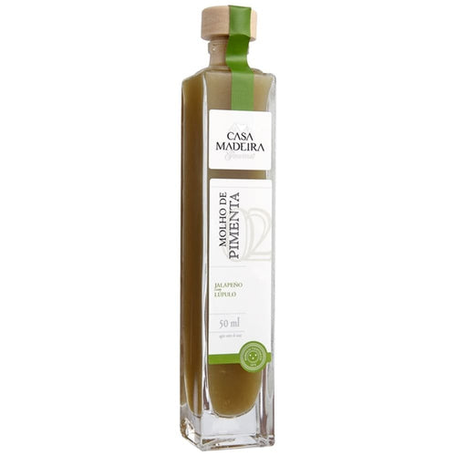 Molho de Pimenta Jalapeno com Lúpulo Casa Madeira 50ml - Casa Madeira - Espumantes do Sul