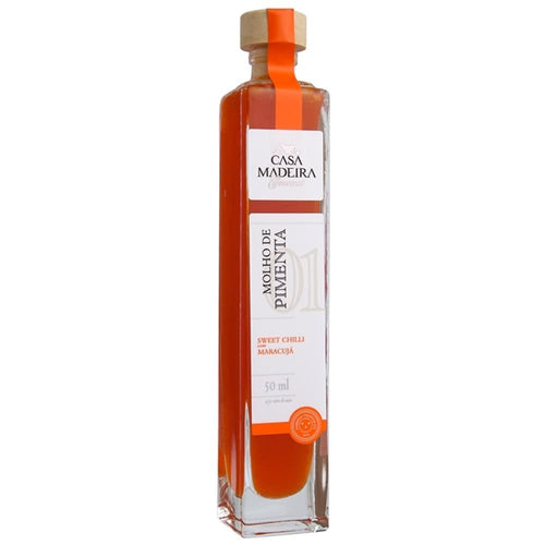 Molho de Pimenta Sweet Chili com Maracujá Casa Madeira 50ml - Casa Madeira - Espumantes do Sul