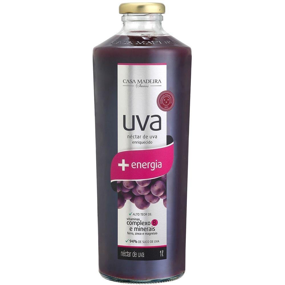 Néctar de Uva Casa Madeira Enriquecido com Vitaminas e Minerais 1L - Casa Madeira - Espumantes do Sul