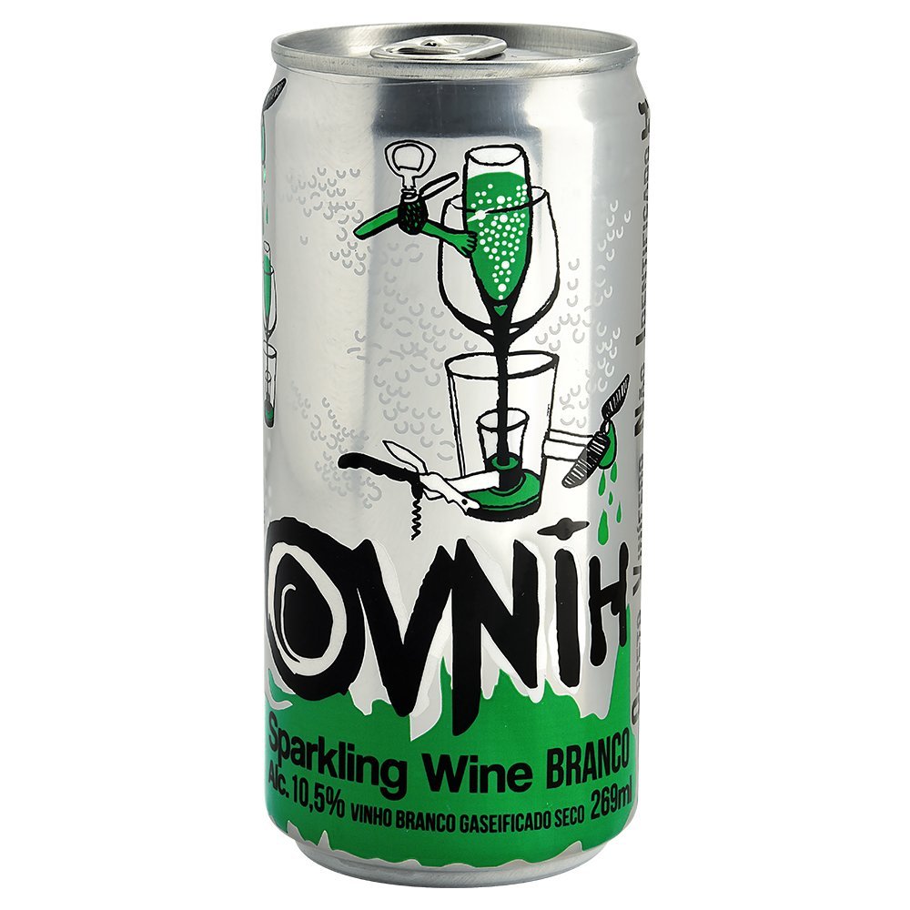 OVNIH Sparkling Wine Espumante Brut Lata 269ml - OVNIH - Espumantes do Sul