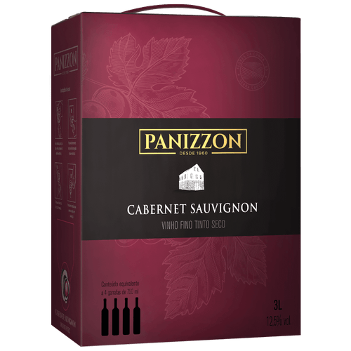 Panizzon Cabernet Sauvignon Bag in Box 3L - Panizzon - Espumantes do Sul