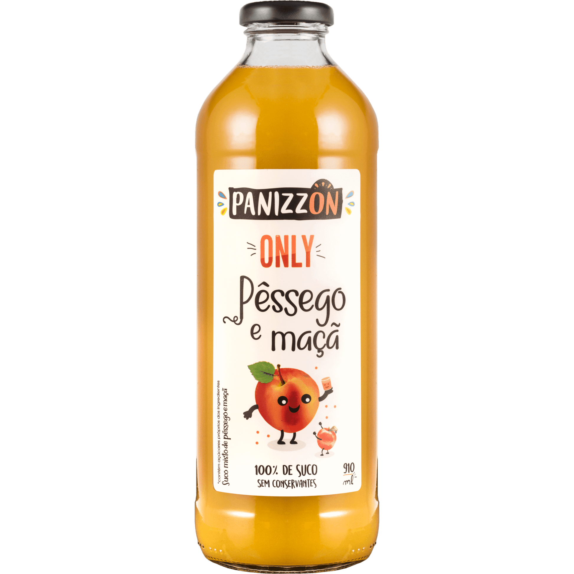 Panizzon Only Suco de Pêssego e Maçã Integral 910ml - Panizzon - Espumantes do Sul