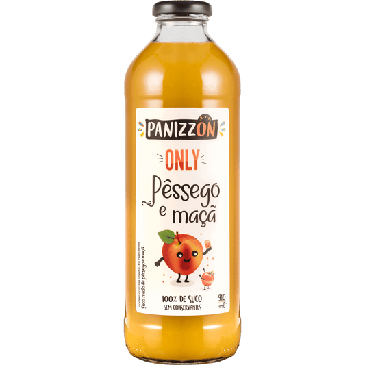 Panizzon Only Suco de Pêssego e Maçã Integral 910ml - Panizzon - Espumantes do Sul