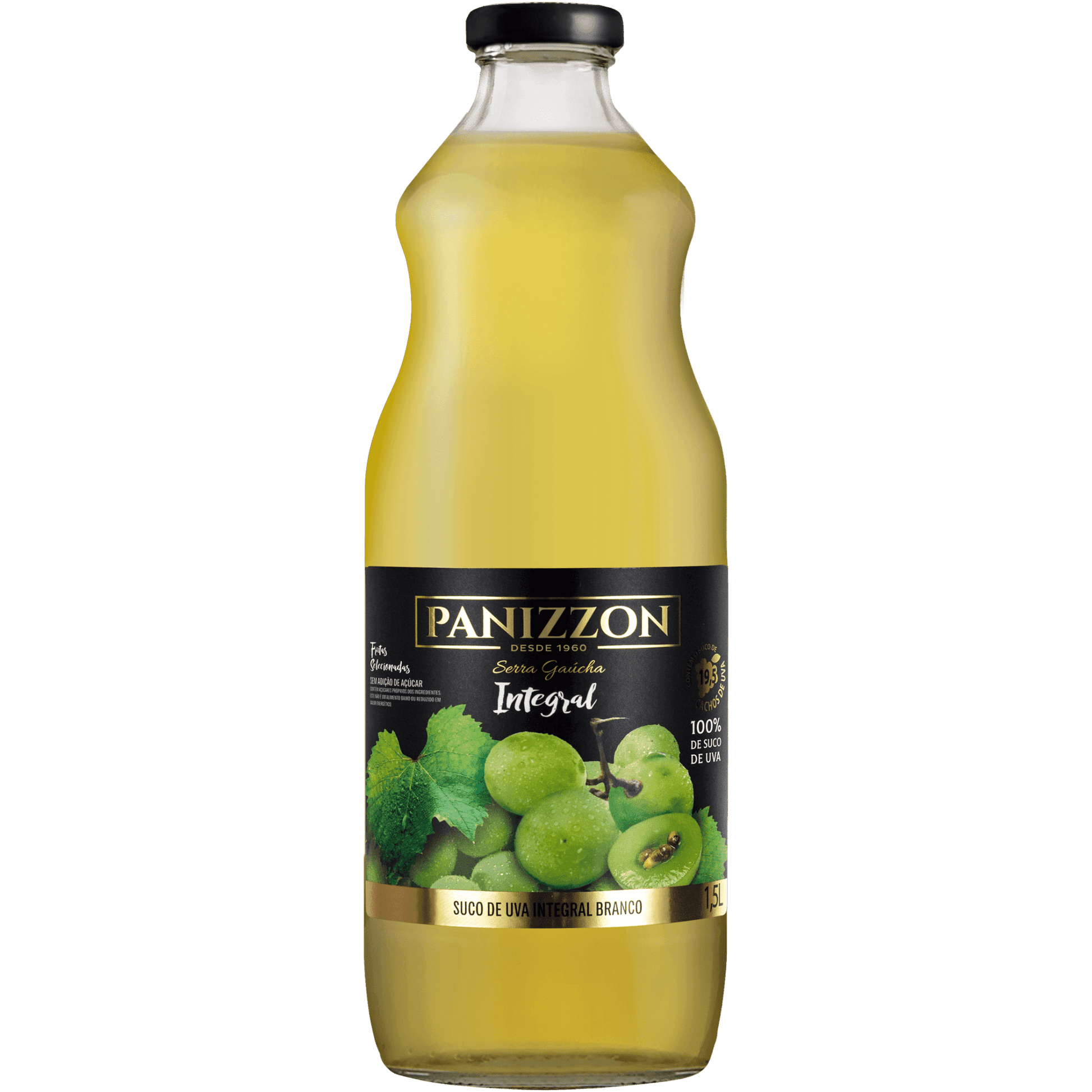 Panizzon Suco de Uva Integral Branco 1,5L - Panizzon - Espumantes do Sul