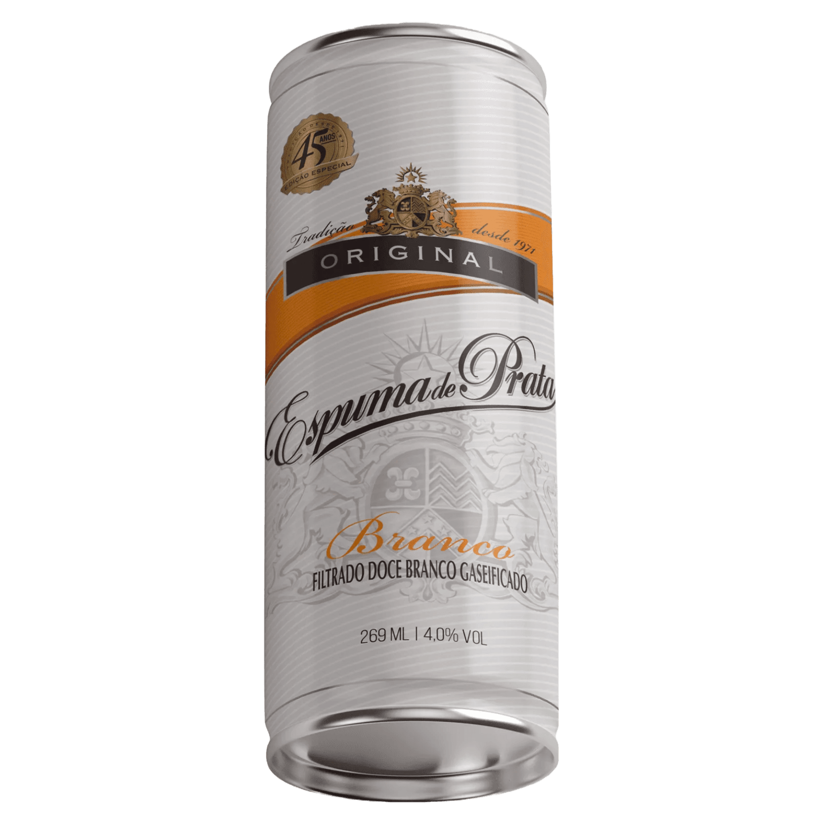 Peterlongo Espuma de Prata Filtrado Doce Lata 269ml - Peterlongo - Espumantes do Sul