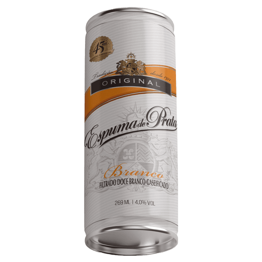 Peterlongo Espuma de Prata Filtrado Doce Lata 269ml - Peterlongo - Espumantes do Sul