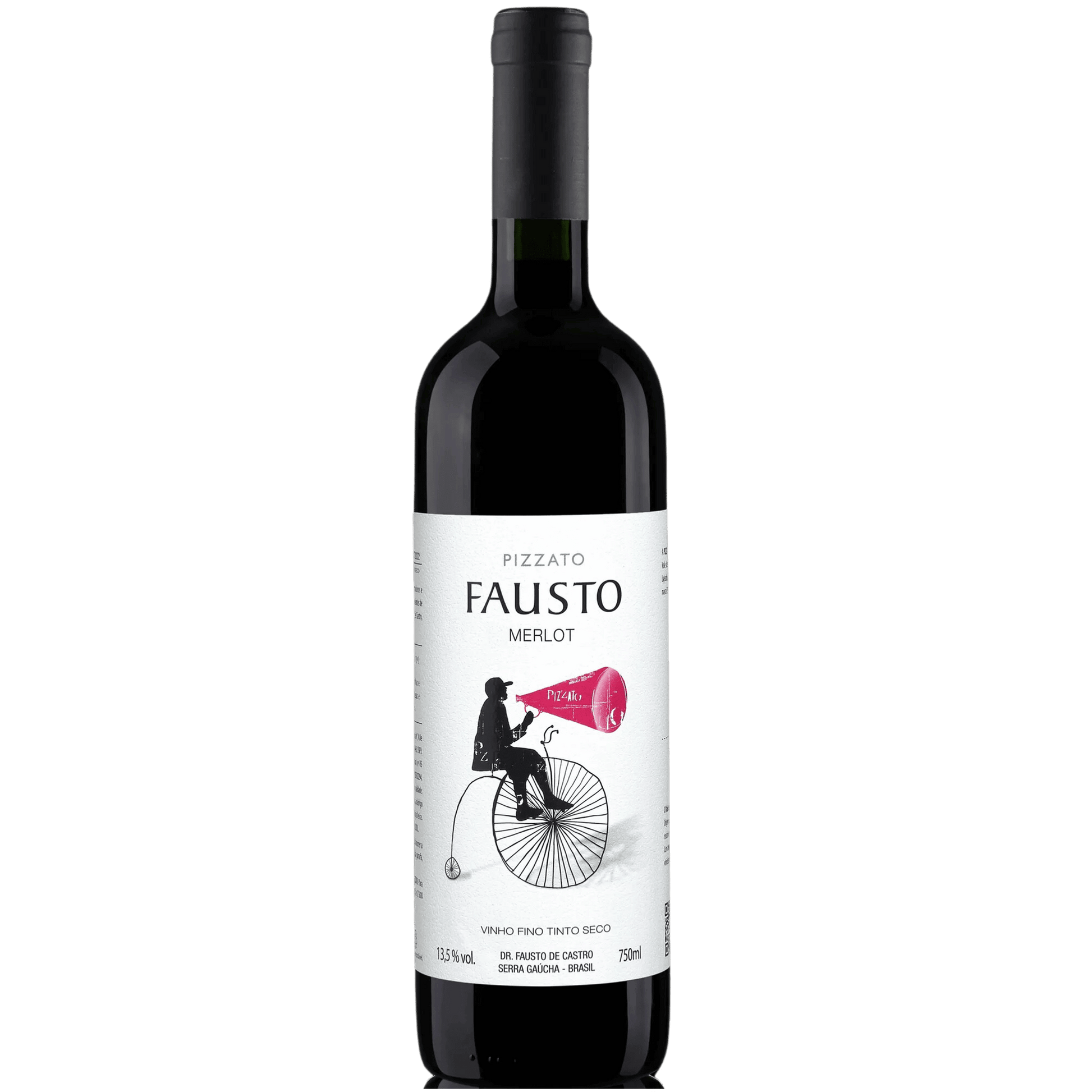 Pizzato Fausto Merlot - Pizzato - Espumantes do Sul