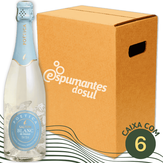 Salton Poética Espumante Demi Sec - Caixa com 6 - Salton - Espumantes do Sul
