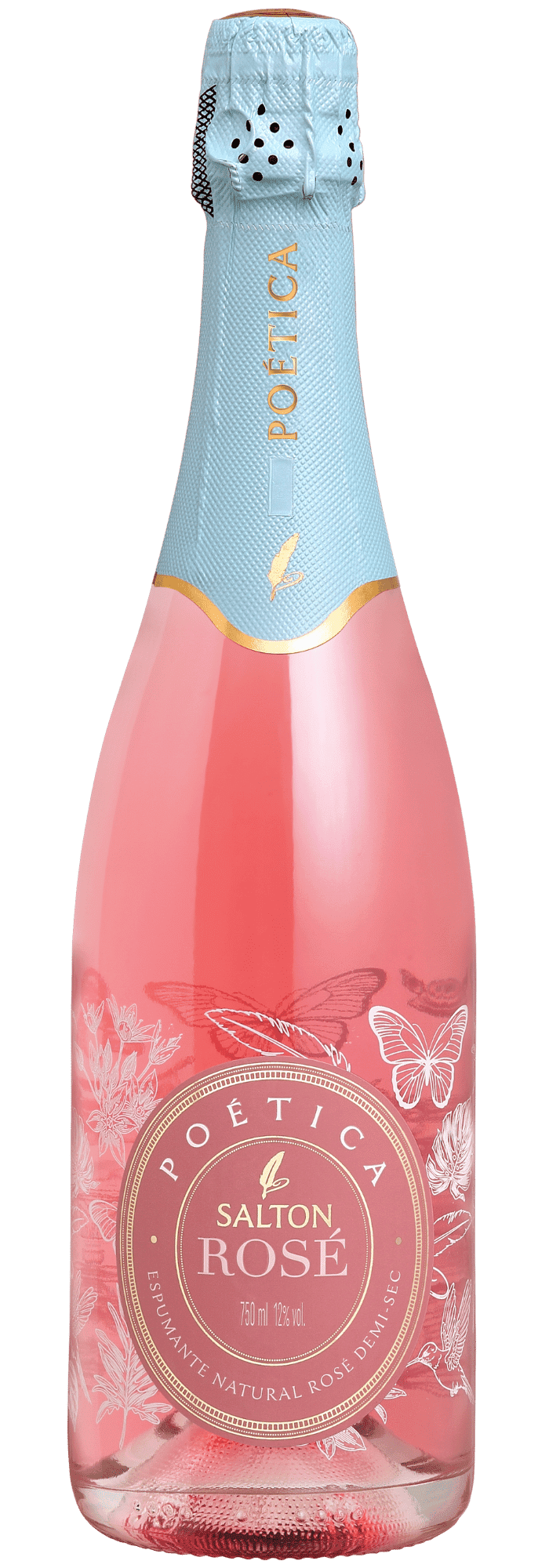 Salton Poética Espumante Demi Sec Rosé - Caixa com 6 - Salton - Espumantes do Sul