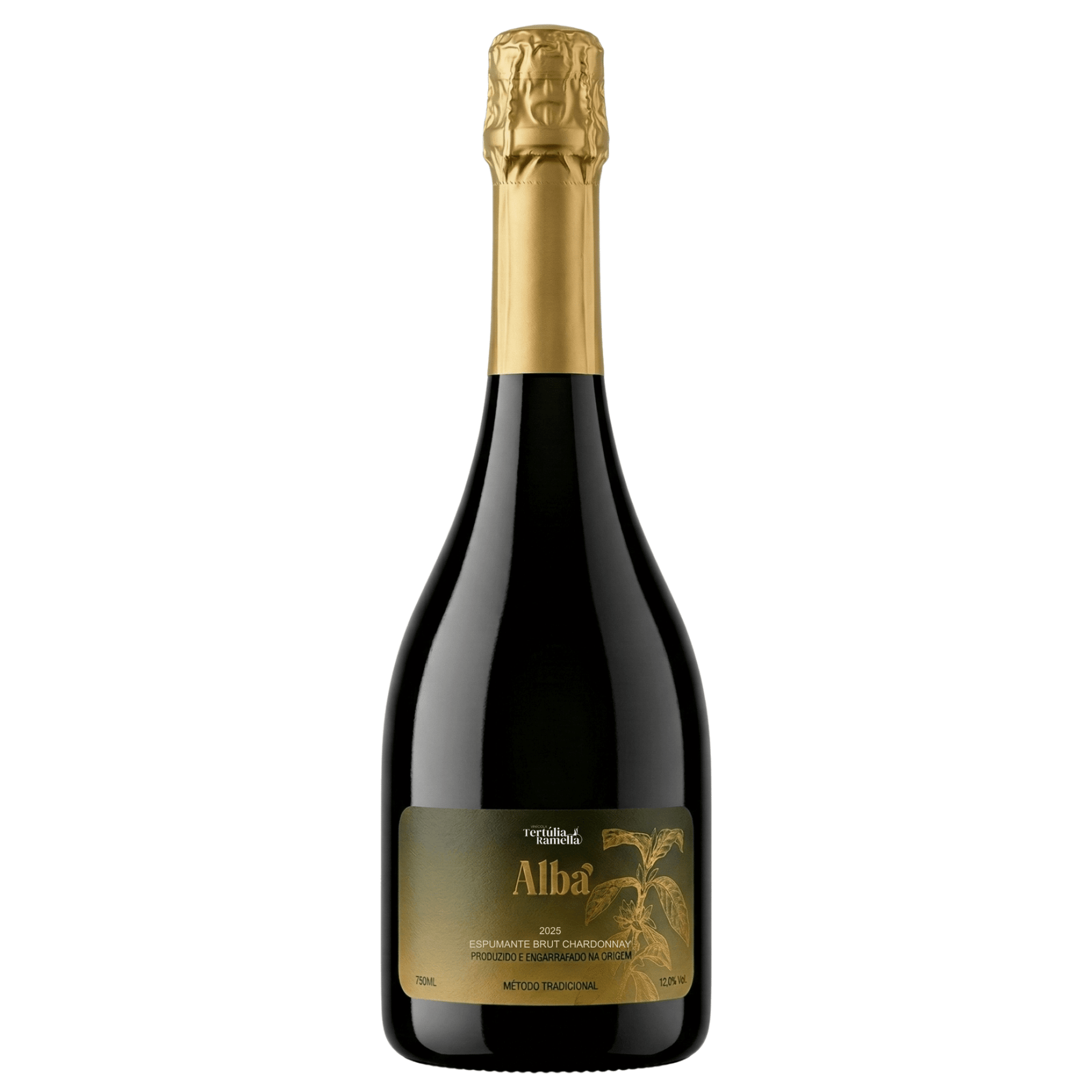 Tertúlia Ramella Alba Chardonnay Espumante Brut Tradicional - Tertúlia Ramella - Espumantes do Sul