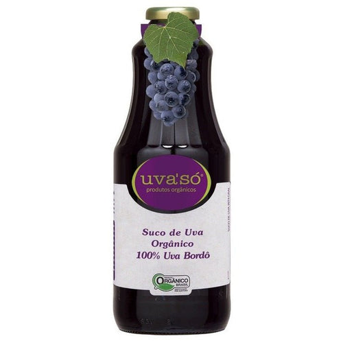 Uva'Só Suco de Uva Orgânico Integral Bordô 1L - Uva'Só - Espumantes do Sul